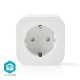 Nedis WIFIP130FWT enchufe inteligente Blanco